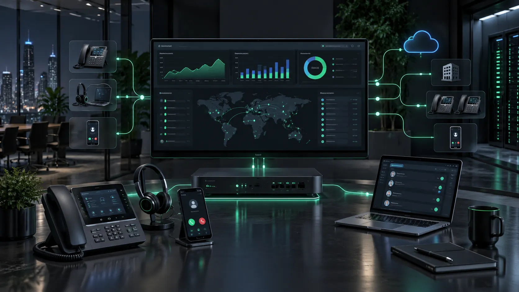 Plataforma integrada de gestão de telefonia CallManager e TollManager
